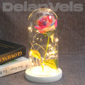 Rosa Eterna® Cúpula Vidro com LED